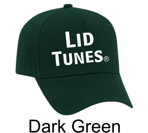 Lid Tunes Dark Green Hat